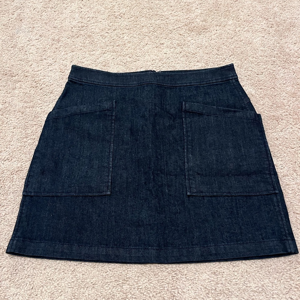 NWOT loft mini Jean skirt